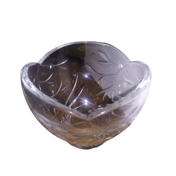 LENOX OPAL INNOCENCE Hand Cut Lead Crystal Votive Candle Holder 4 1/2" - Picture 10 of 10